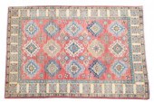 HAND-TIED KAZAK RUG, PAKISTAN,