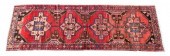 HAND-TIED KAZAK RUNNER, 9'2" X