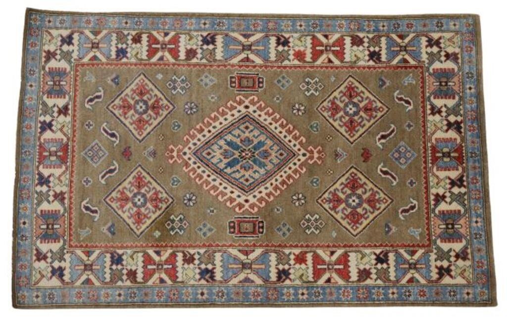 HAND-TIED KAZAK SERAPI RUG, 6'1"