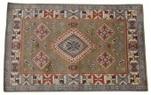 HAND-TIED KAZAK SERAPI RUG, 6'