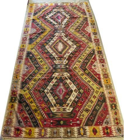 HAND-TIED KILIM RUG, 15'7" X