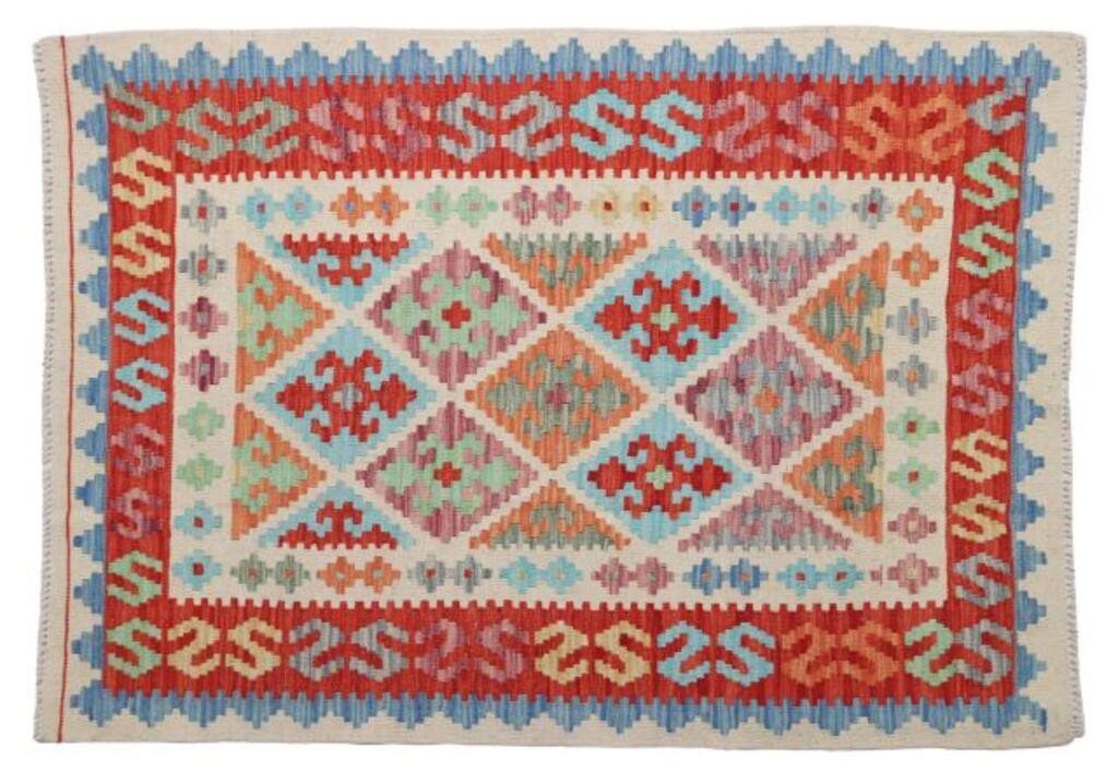 HAND-TIED KILIM RUG, PAKISTAN, 5' X
