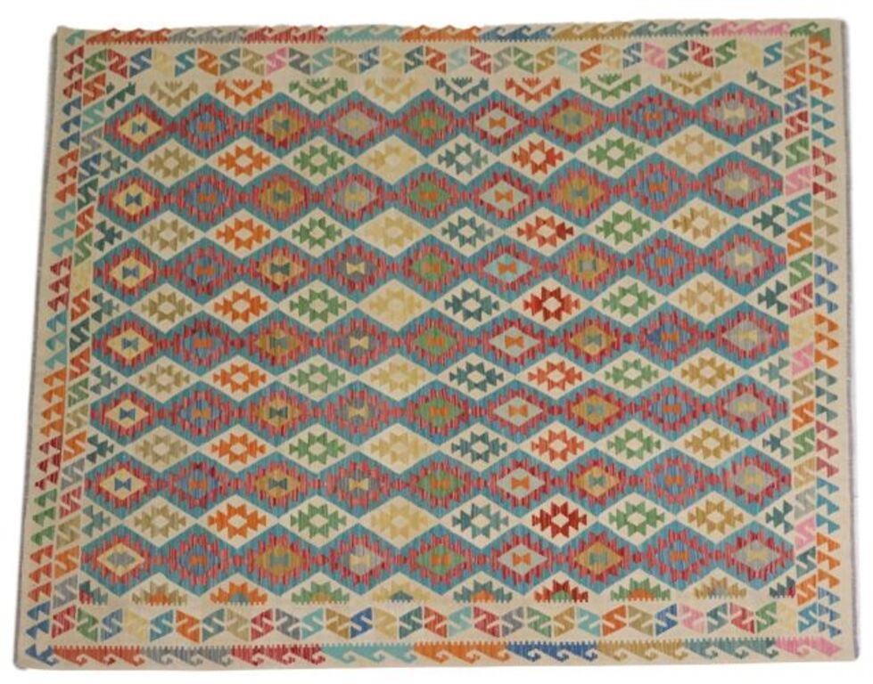 HAND-TIED KILIM RUG, PAKISTAN, 9'5"
