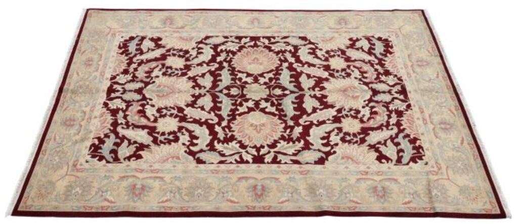 HAND-TIED MAHAL RUG, INDIA, 12'3" X