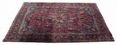 HAND-TIED MASHAD RUG, APPROX 1