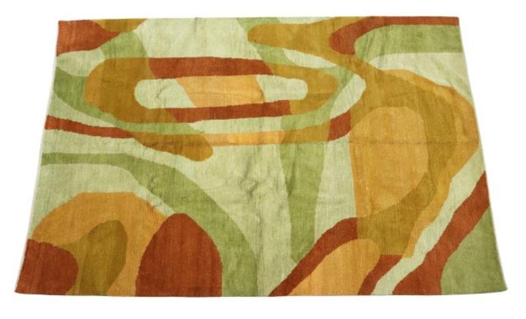 HAND-TIED MODERN RUG, INDIA,