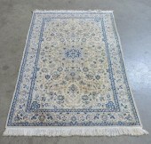 HAND-TIED NAIN RUG, 6'5" X 3'9