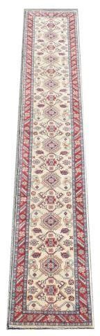 HAND-TIED PAKISTAN KAZAK RUNNER,