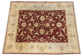 HAND-TIED PAKISTANI OUSHAK RUG