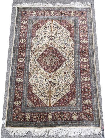 HAND-TIED PAKISTANI TABRIZ RUG,