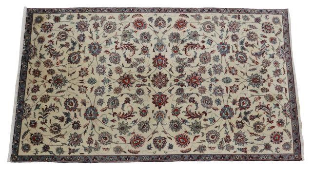 HAND-TIED PAKISTANI TABRIZ RUG,