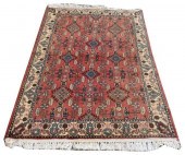 HAND-TIED PERSIAN ABADEH RUG,