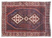 HAND-TIED PERSIAN AFSHAR RUG,