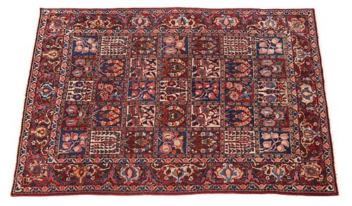 HAND-TIED PERSIAN BAKHTIARI RUG,
