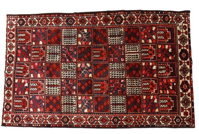 HAND-TIED PERSIAN BAKHTIARI RUG,