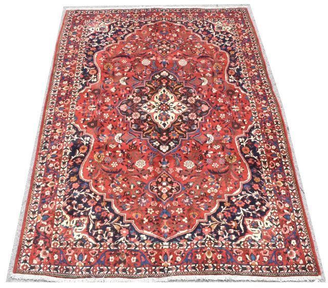 HAND-TIED PERSIAN BAKTIARI RUG,