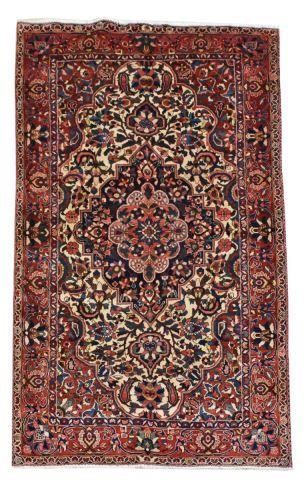 HAND-TIED PERSIAN BAKTIARI RUG,