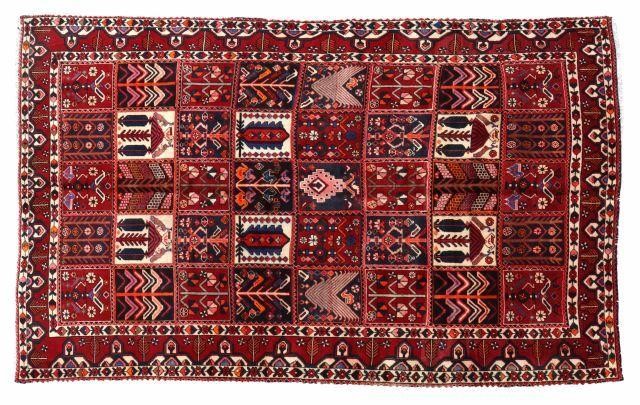HAND-TIED PERSIAN BAKTIARI RUG,
