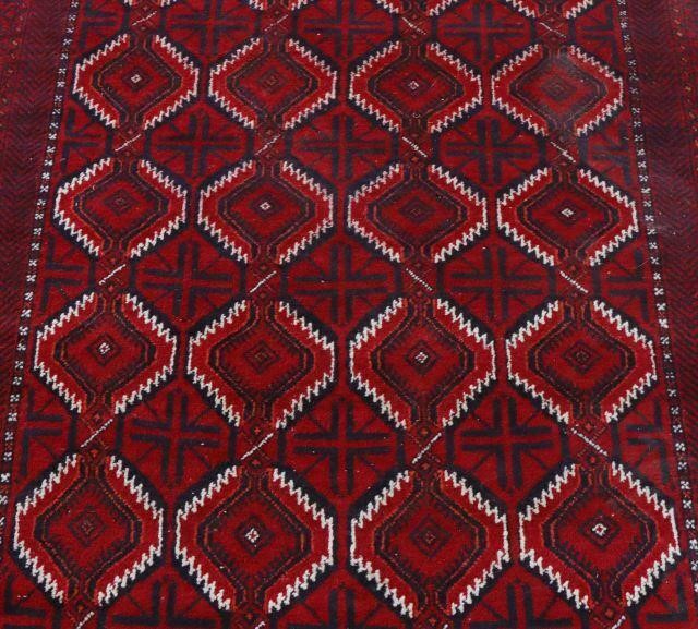 HAND-TIED PERSIAN BALUCH RUG,