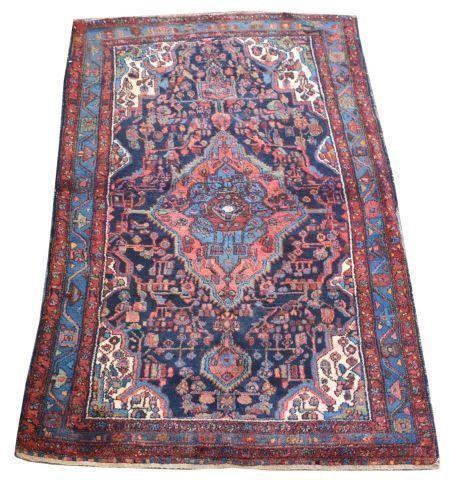 HAND-TIED PERSIAN BIBIKABAD RUG,