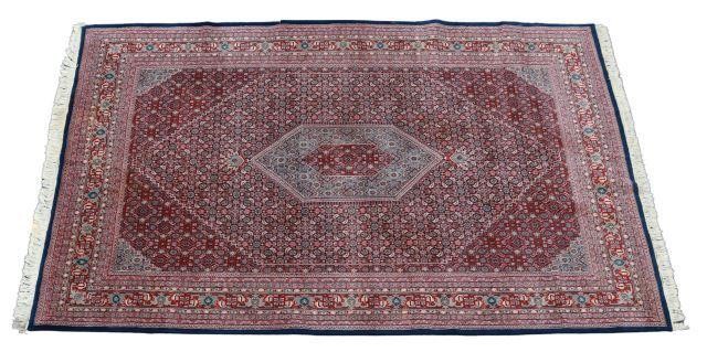 HAND-TIED PERSIAN BIJAR RUG,