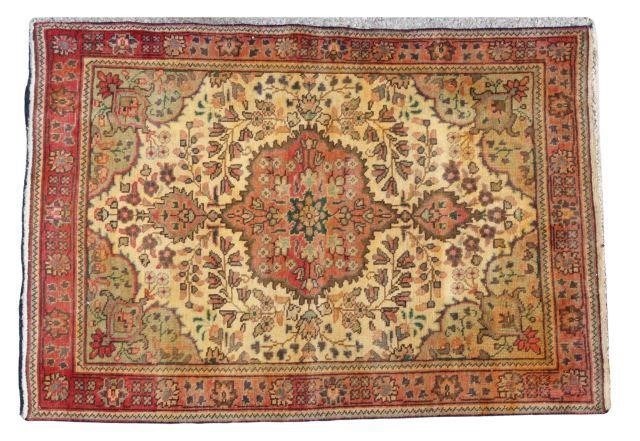 HAND-TIED PERSIAN BIJAR RUG,