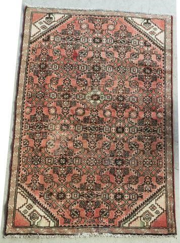 HAND-TIED PERSIAN BIJAR RUG 5'6"