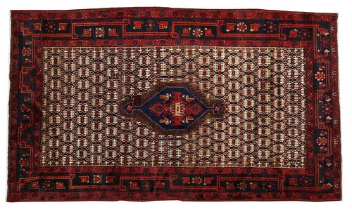 HAND-TIED PERSIAN BIJAR RUG,