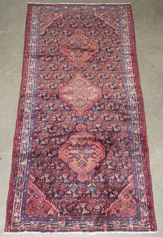 HAND-TIED PERSIAN BIJAR RUG, 9'9" X