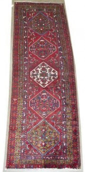 HAND-TIED PERSIAN BIJAR RUNNER