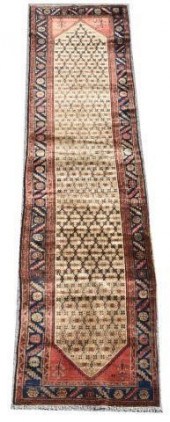 HAND-TIED PERSIAN BIJAR RUNNER