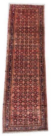 HAND-TIED PERSIAN BIJAR RUNNER