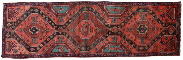 HAND-TIED PERSIAN BIJAR RUNNER,