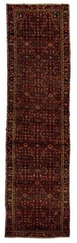 HAND-TIED PERSIAN BIJAR WOOL RUG,