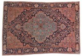 HAND-TIED PERSIAN FARAHAN RUG,