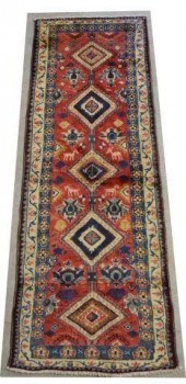 HAND-TIED PERSIAN HAMADAN FLOO