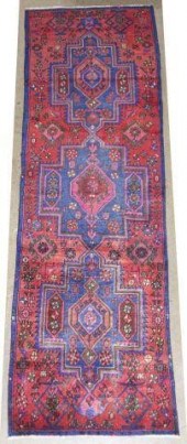 HAND-TIED PERSIAN HAMADAN FLOO
