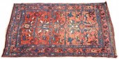 HAND-TIED PERSIAN HAMADAN RUG,