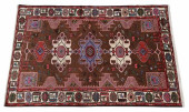 HAND-TIED PERSIAN HAMADAN RUG,