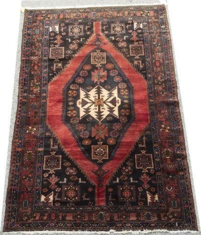 HAND-TIED PERSIAN HAMADAN RUG, 7'7"
