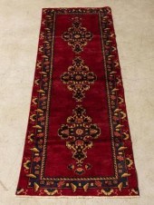 HAND-TIED PERSIAN HAMADAN RUNN