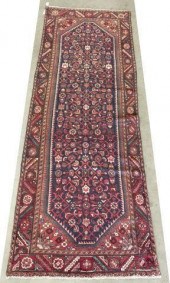 HAND-TIED PERSIAN HAMADAN RUNN