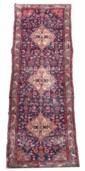 HAND-TIED PERSIAN HAMADAN RUNN