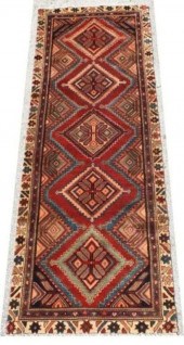 HAND-TIED PERSIAN HAMADAN RUNN