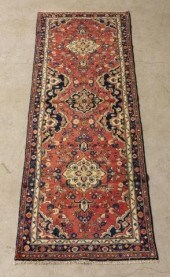 HAND-TIED PERSIAN HAMADAN RUNN