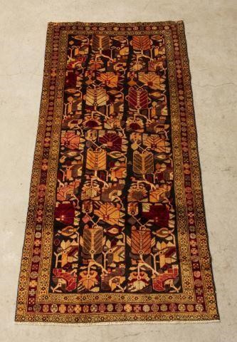 HAND-TIED PERSIAN HAMADAN RUNNER,