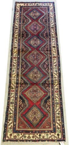 HAND-TIED PERSIAN HAMADAN RUNNER