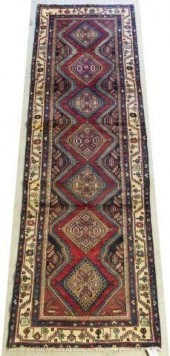 HAND-TIED PERSIAN HAMADAN RUNN