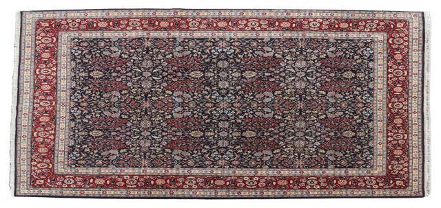 HAND-TIED PERSIAN HEREKE RUG,