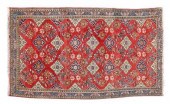 HAND-TIED PERSIAN HERIZ RUG, 1